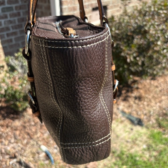 Coach Chelsea Brown Leather Tote EUC - Picture 8 of 10